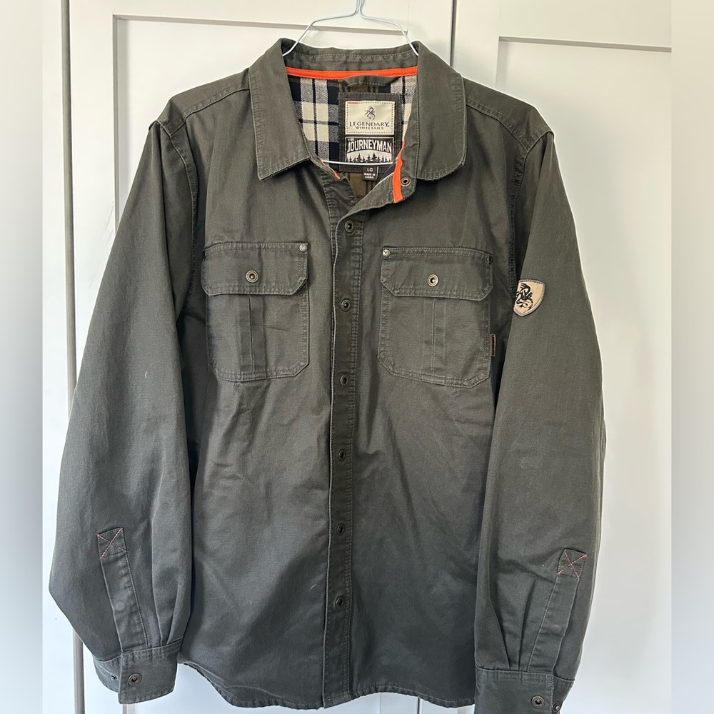 Men's Journeyman Flannel Lined Shirt Jacket